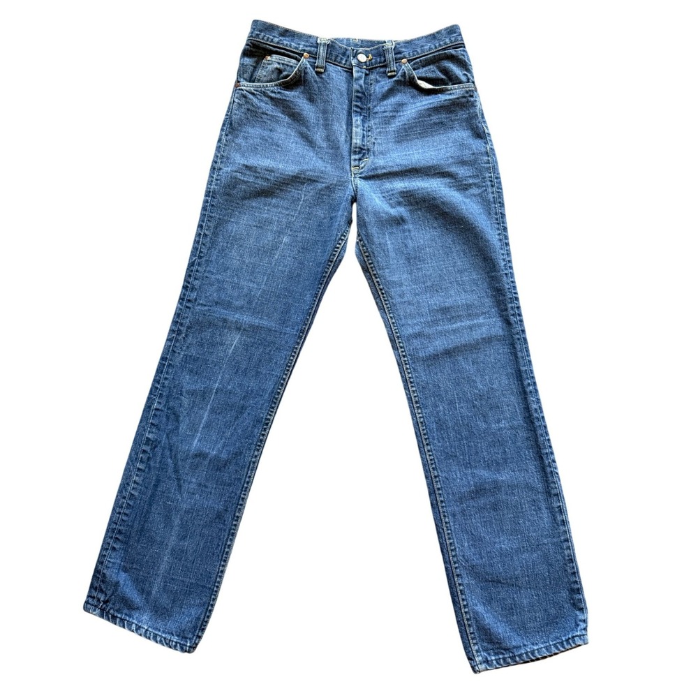 Vintage Lee Jeans Mens 30x31 Made in USA Straight Leg Denim Blue 70s 80s